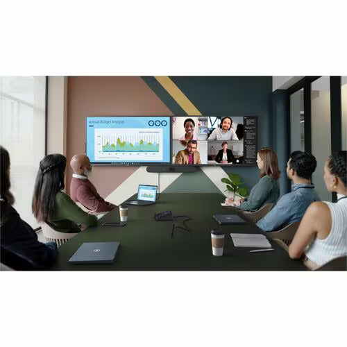 Dell 55” 4K Conference Room Monitor (P5525QC) | USB-C 90W | Collaboration Display | Crestron Connected