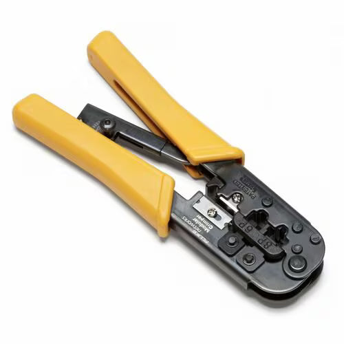 Fluke Networks 11212530 Modular Crimper | 12” Professional RJ-45/RJ-11 Crimp Tool