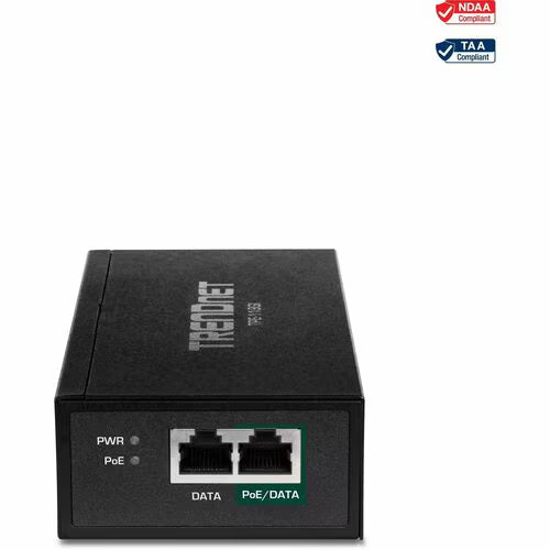 TRENDnet TPE-119GI Gigabit PoE Injector | PoE / PoE+ / PoE++ (Up to 95W)