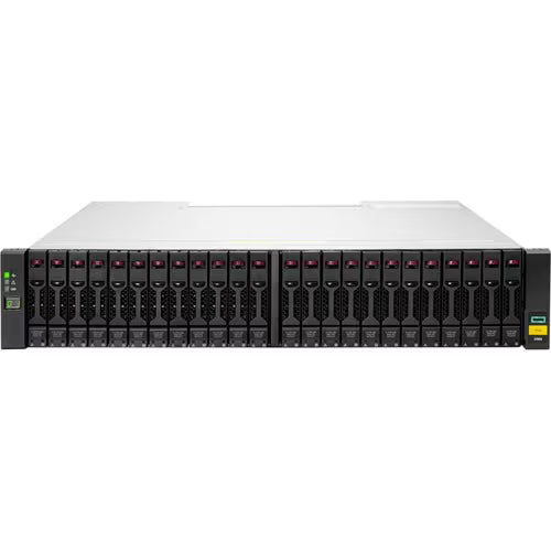 HPE MSA 2062 10GBASE-T iSCSI SFF Storage System | SAN/NAS | Hybrid Flash | 24 SFF Bays