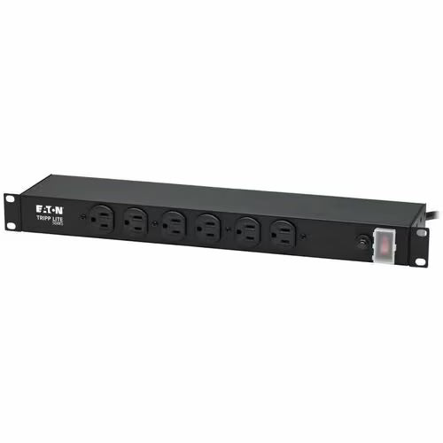 Eaton RS-1215 12-Outlet Rackmount Power Strip | 1U 19” PDU with 15A Circuit Breaker