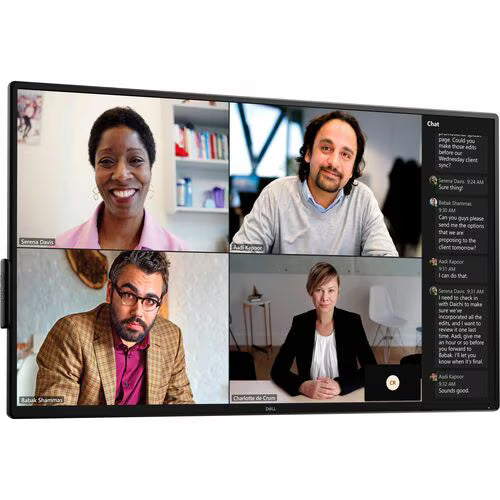 Dell 55” 4K Conference Room Monitor (P5525QC) | USB-C 90W | Collaboration Display | Crestron Connected